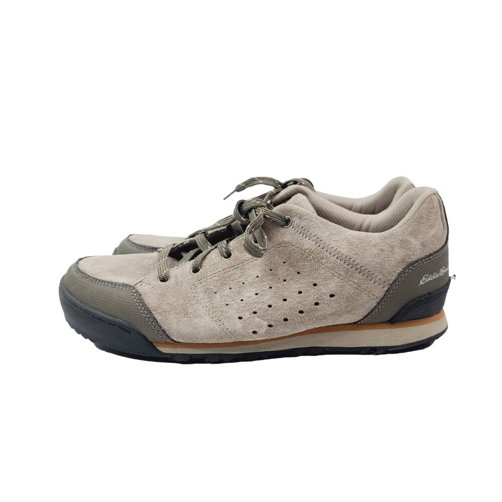 Eddie Bauer Men's Beige 2979 Suede Leather Lace-Up Comfort Shoes Size US 9.5‎